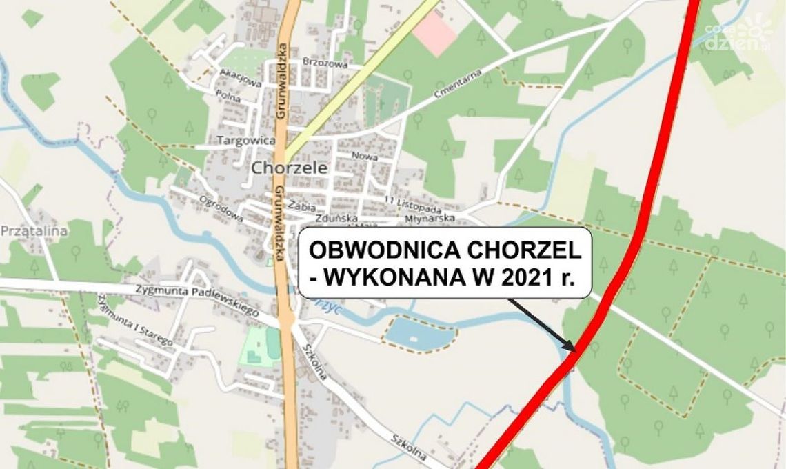 Rondo włączy obwodnicę Chorzel do drogi wojewódzkiej. Niebawem rusza inwestycja