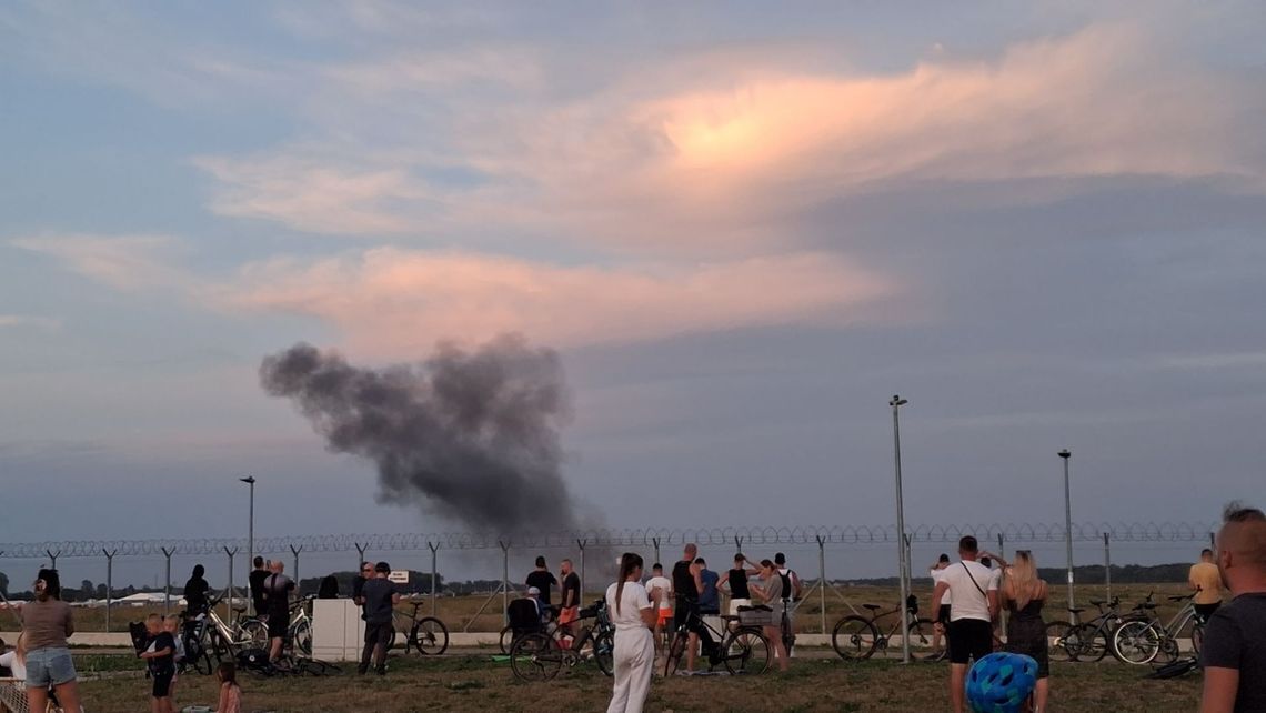 Rozbił się samolot F-16. Tragedia podczas przygotowań do Air Show w Radomiu