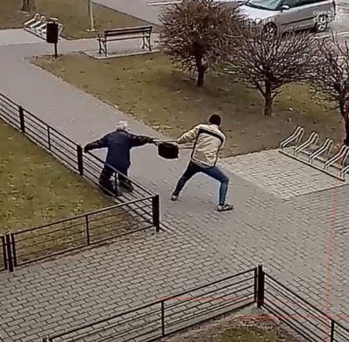 Rozbój na Sikorskiego, pokrzywdzonego szuka policja