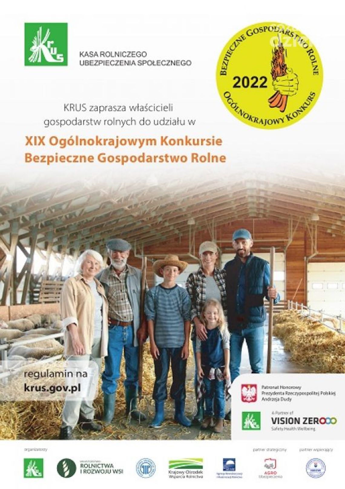Rozpoczął się Ogólnokrajowy Konkurs Bezpieczne Gospodarstwo Rolne