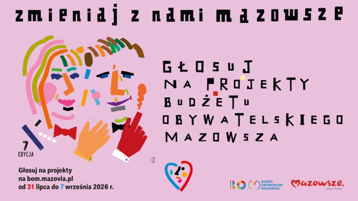 Rozpoczęło się głosowanie w Budżecie Obywatelskim Mazowsza! Rozpoczęło się głosowanie w Budżecie Obywatelskim Mazowsza!