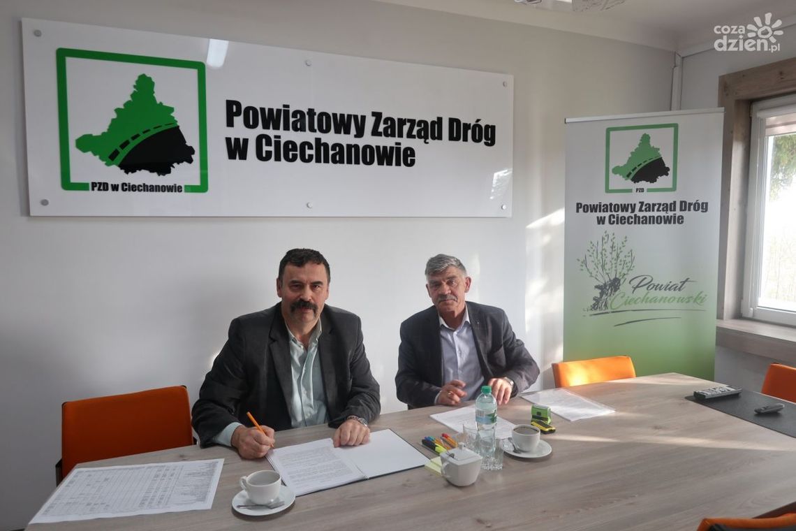 Rozpoczęto rozbudowę drogi powiatowej nr 1217W z Ciechanowa do Romanowa