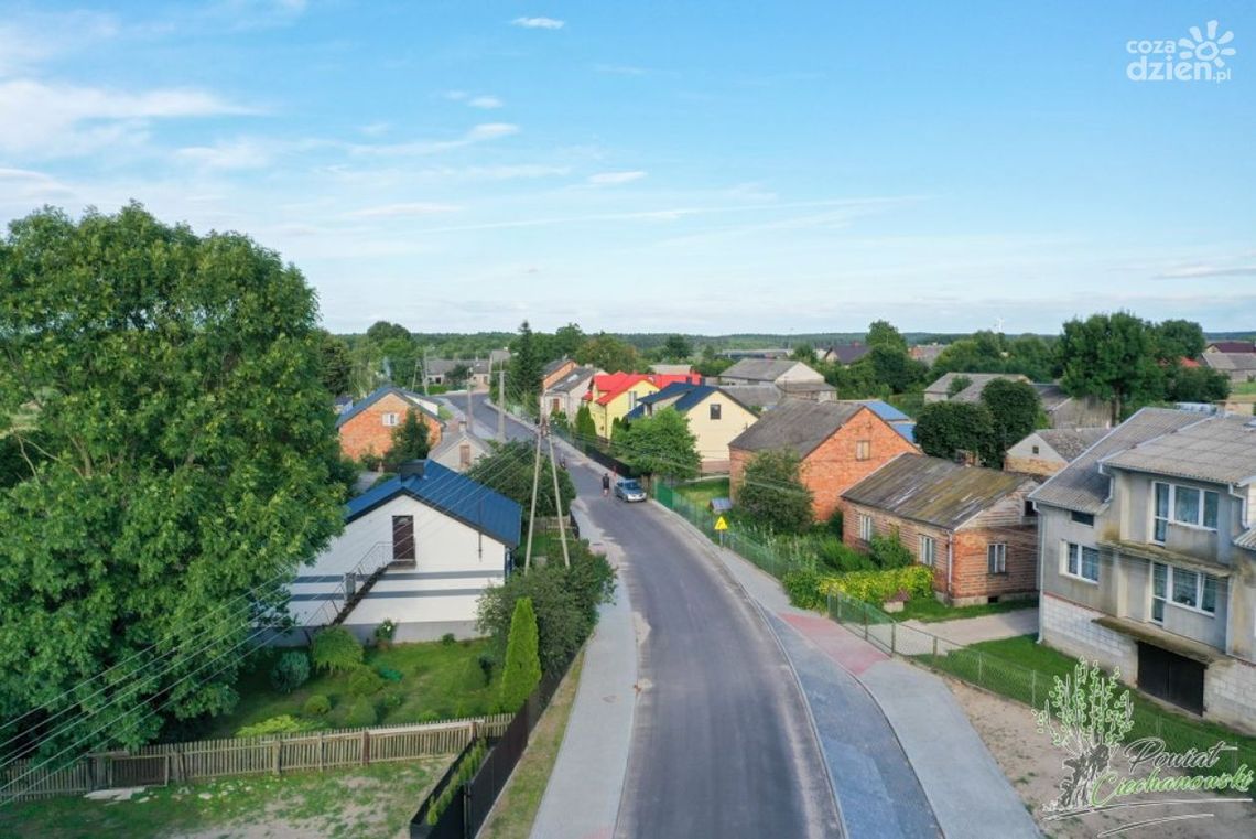 Rydzewo. Przebudowa drogi powiatowej dobiega końca