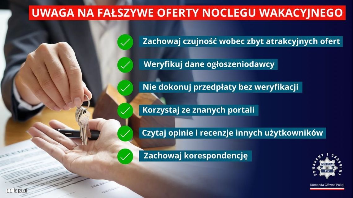 Schemat jest prosty i niestety skuteczny. Podpowiadamy jak nie dać się oszukać metodą "na kwaterę"