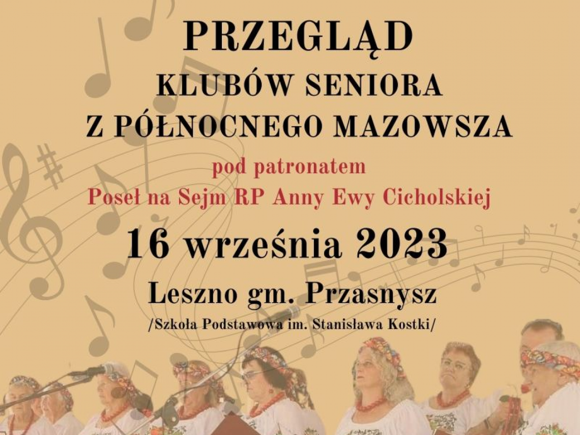 Seniorzy z północnego Mazowsza zjadą się do Leszna. Pokażą na co ich stać 