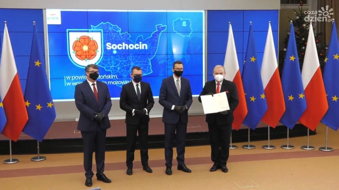 Sochocin. Akt nadania praw miejskich wręczony!
