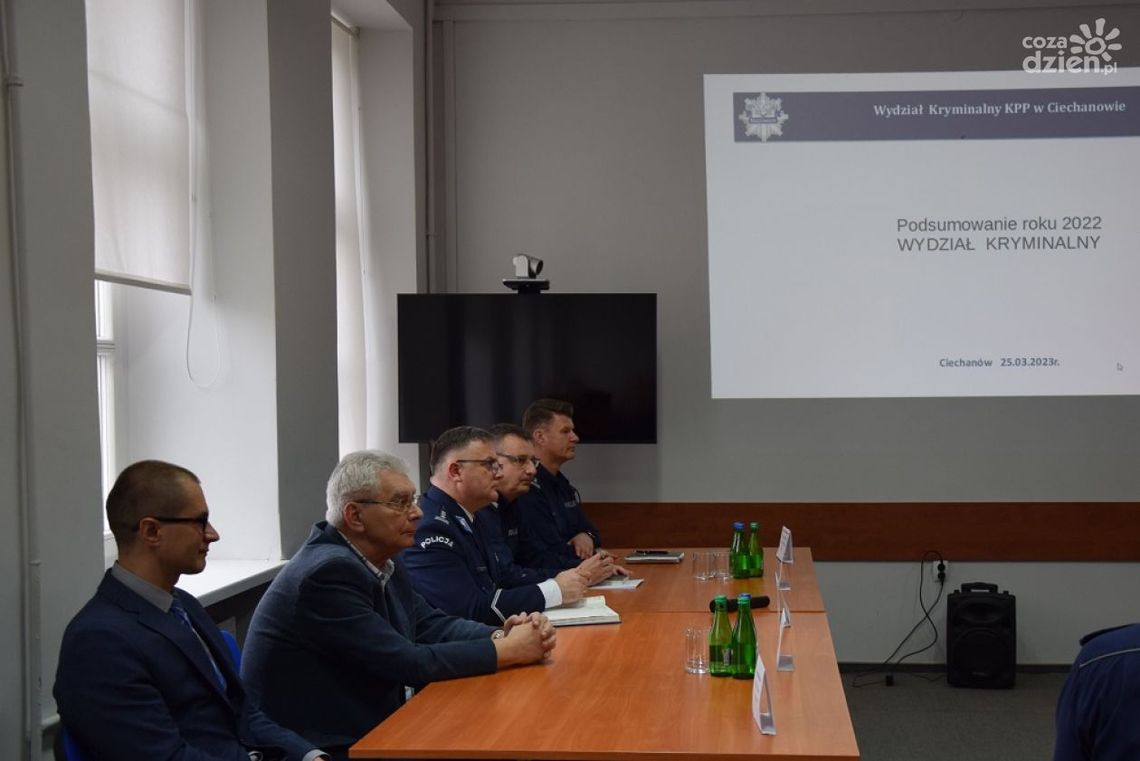Spotkali się na rocznej odprawie. Policja: Mniej wypadków w powiecie ciechanowskim