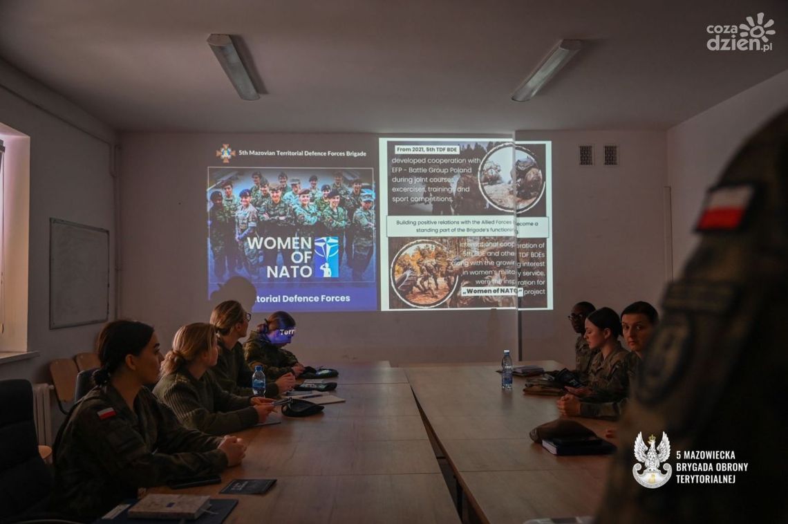 Spotkanie w ramach projektu „Women of NATO” Spotkanie w ramach projektu „Women of NATO”