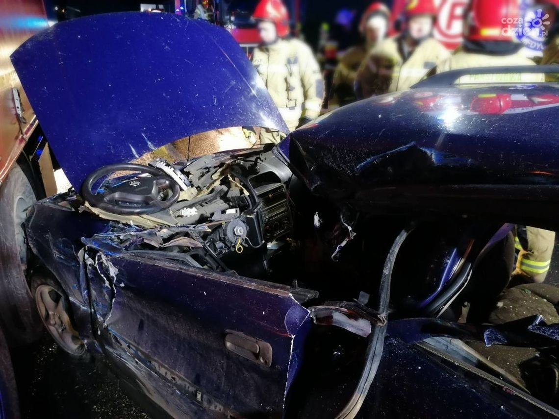 Spowodował wypadek i uciekł, dramatyczne sceny pod Mławą