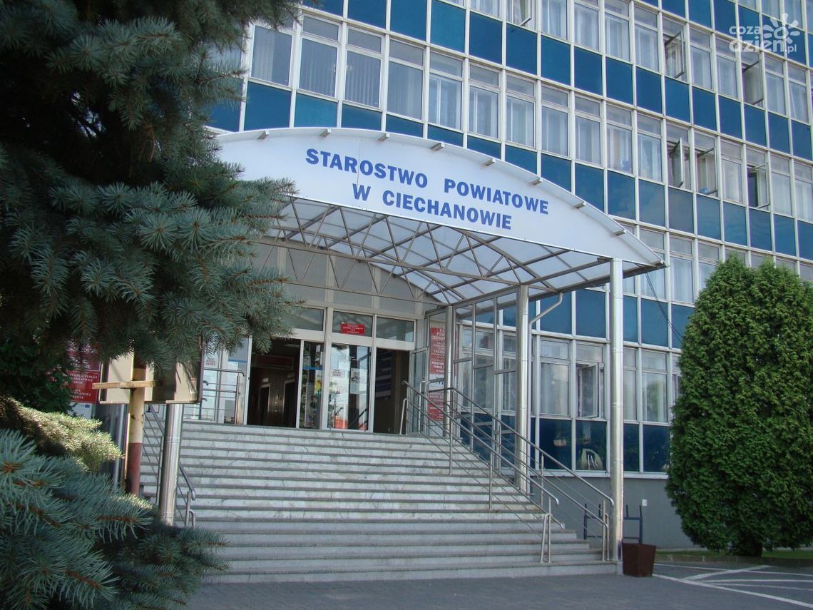 Starostwo Powiatowe w Ciechanowie zmieniło organizację pracy.