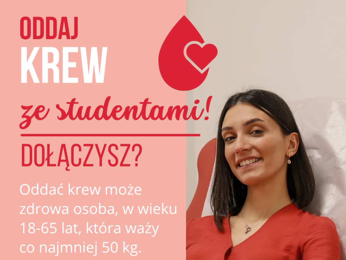 Studencka akcja krwiodawstwa w Ciechanowie. Jak oddać krew i dlaczego to takie ważne?