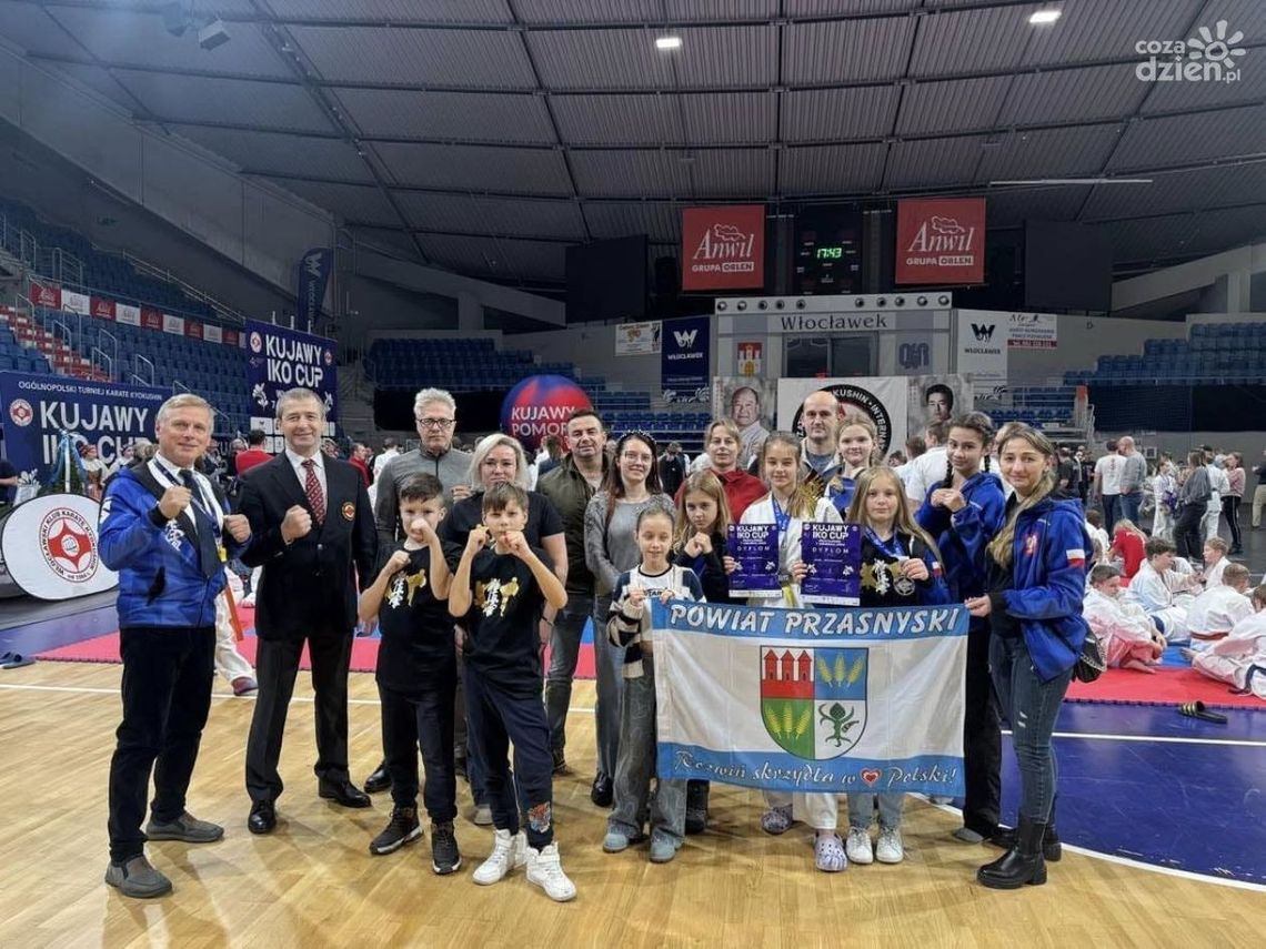 Sukcesy młodych zawodników z Przasnysza - Ogólnopolski Turniej Karate Kyokushin Kujawy IKO Cup 2024