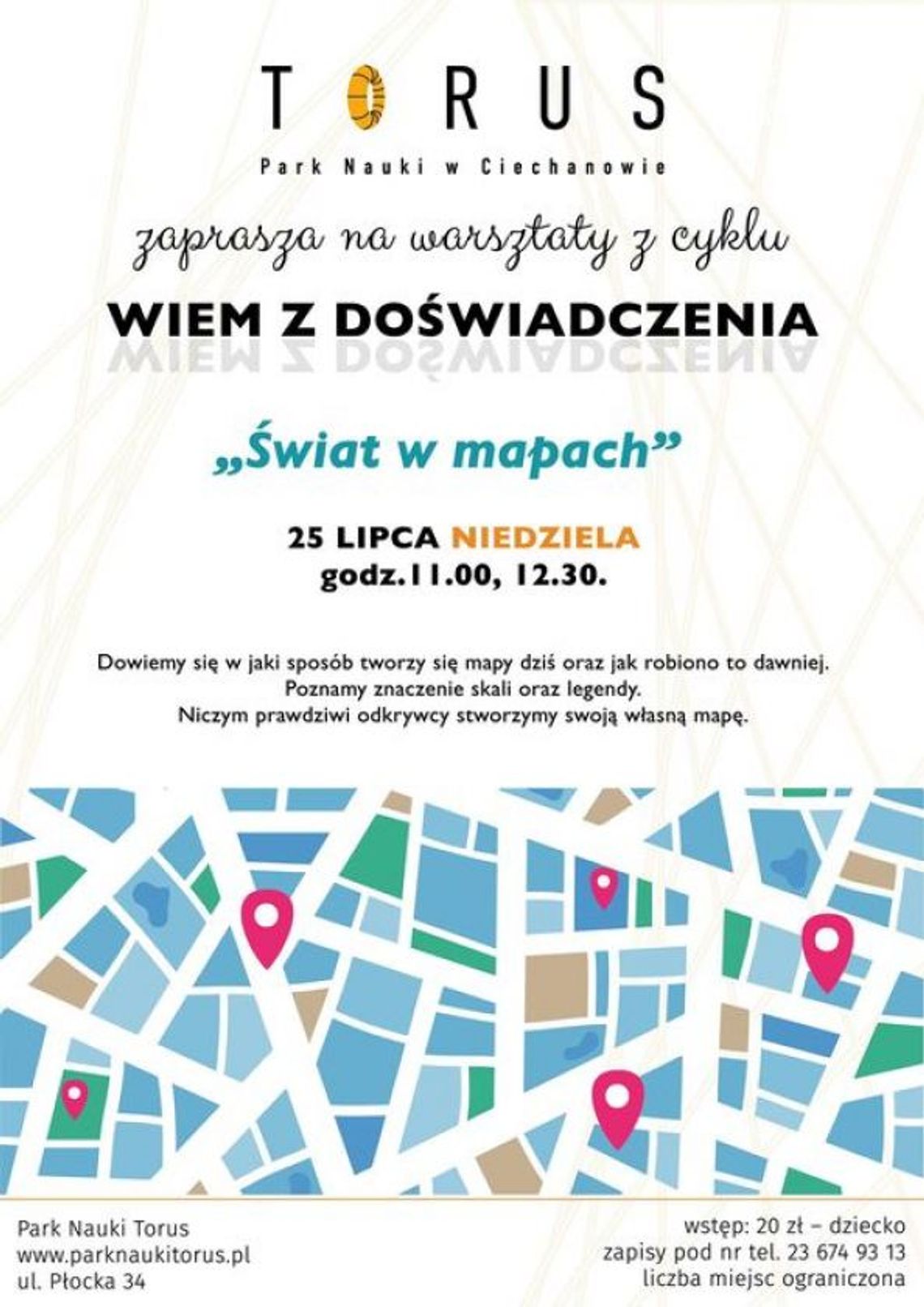 "Świat w mapach" w Parku Nauki Torus
