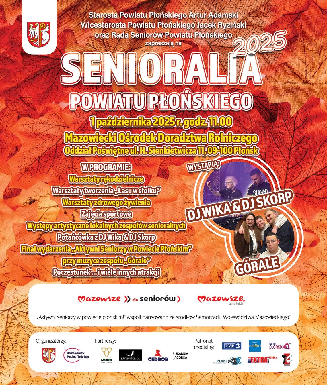 Święto Radości i Aktywności: Senioralia Powiatu Płońskiego 2025