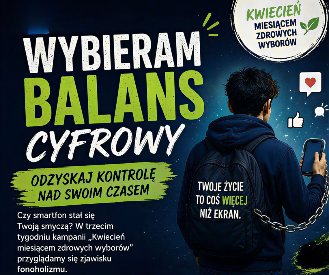 Szary ekran zamiast dopaminy. Uczelnia z Ciechanowa testuje metody na odłożenie telefonu