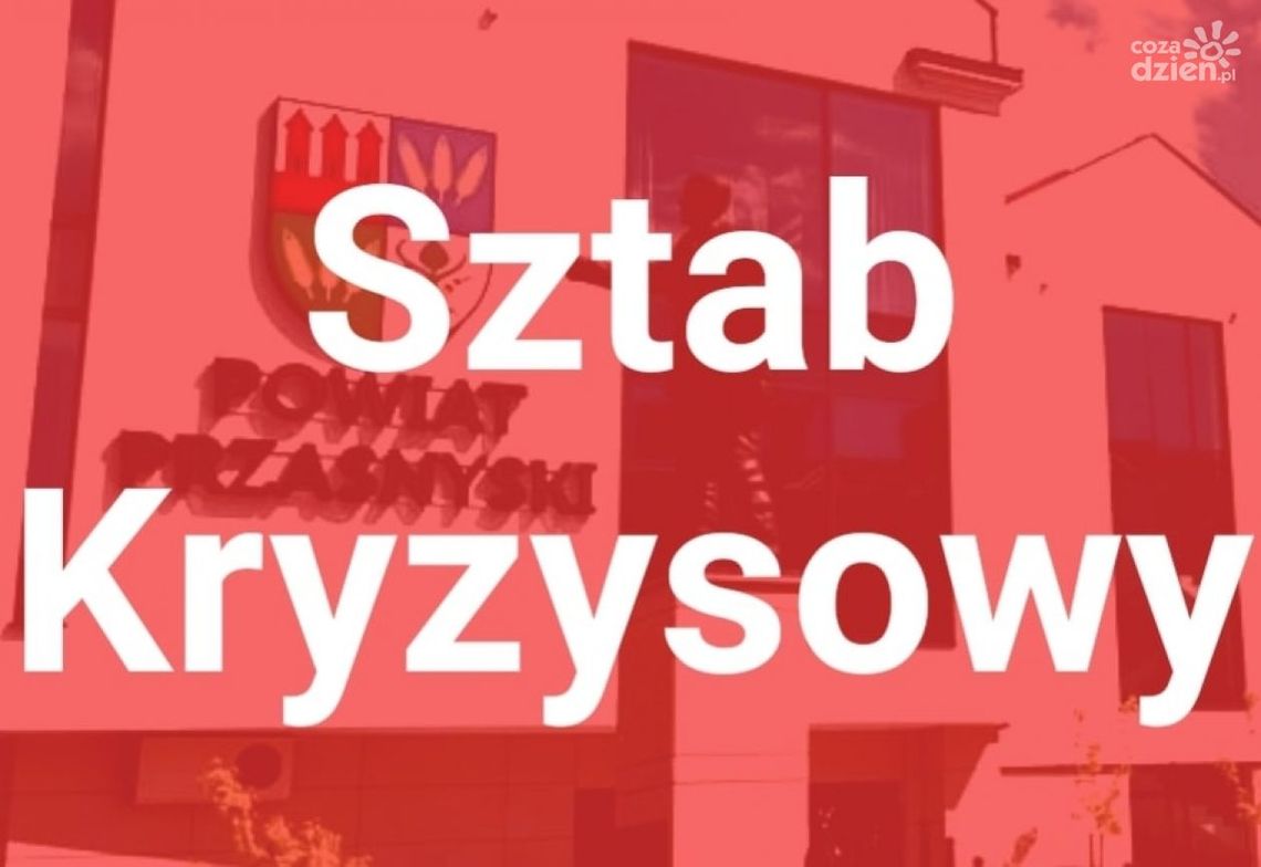 Sztab kryzysowy zebrał się w Przasnyszu