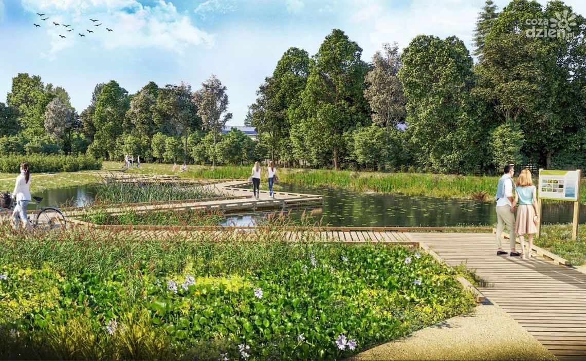 Tak będzie wyglądał park w Gołotczyźnie (wizualizacja)