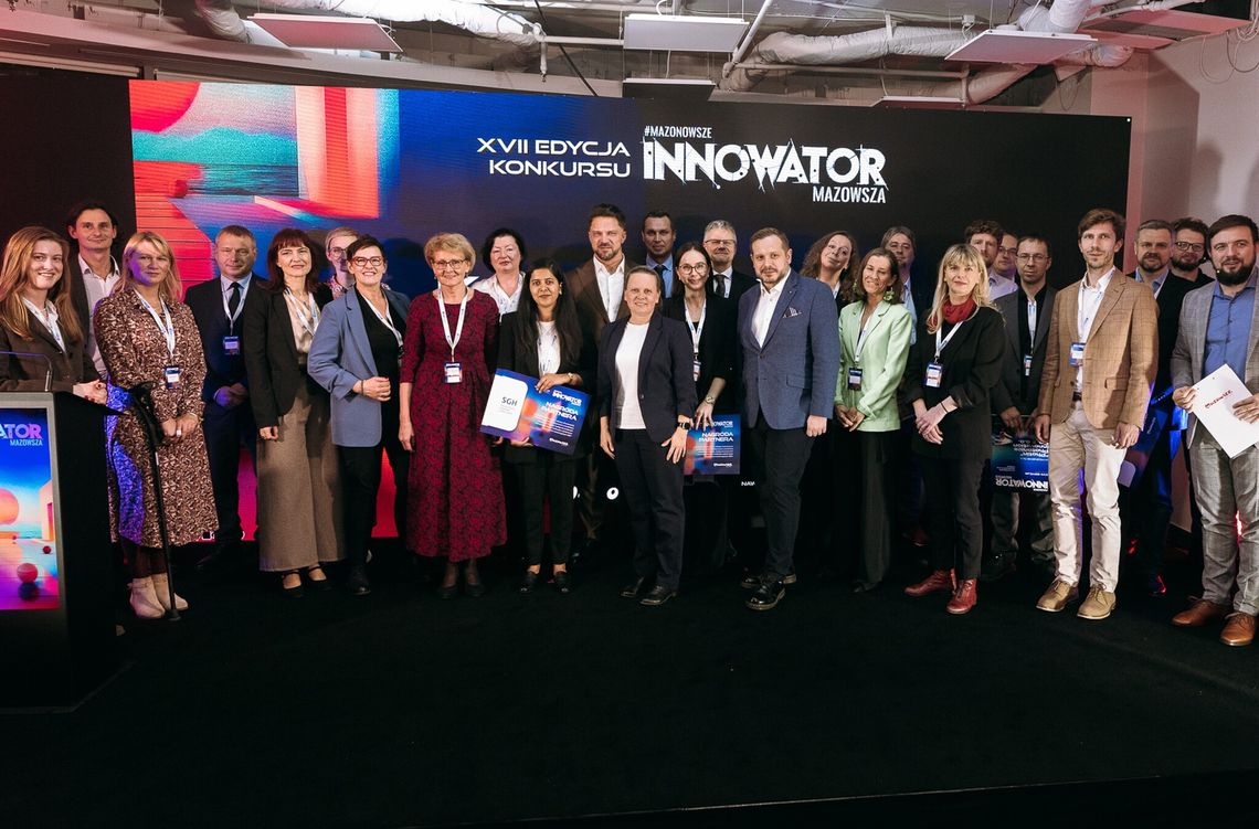 Te projekty zmieniają region. Znamy laureatów XVII edycji „Innowatora Mazowsza” Innowatorzy Mazowsza 2025