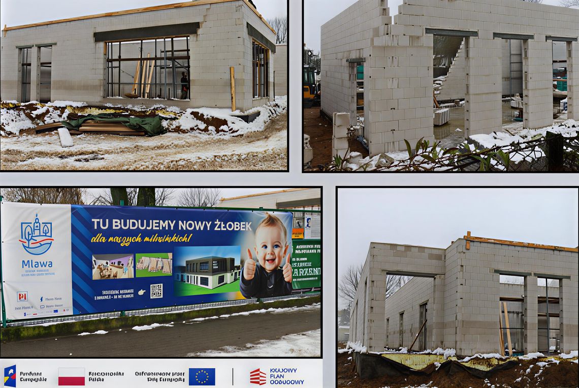 To już nie tylko plany na papierze. W Mławie rośnie drugi dom dla 120 maluchów