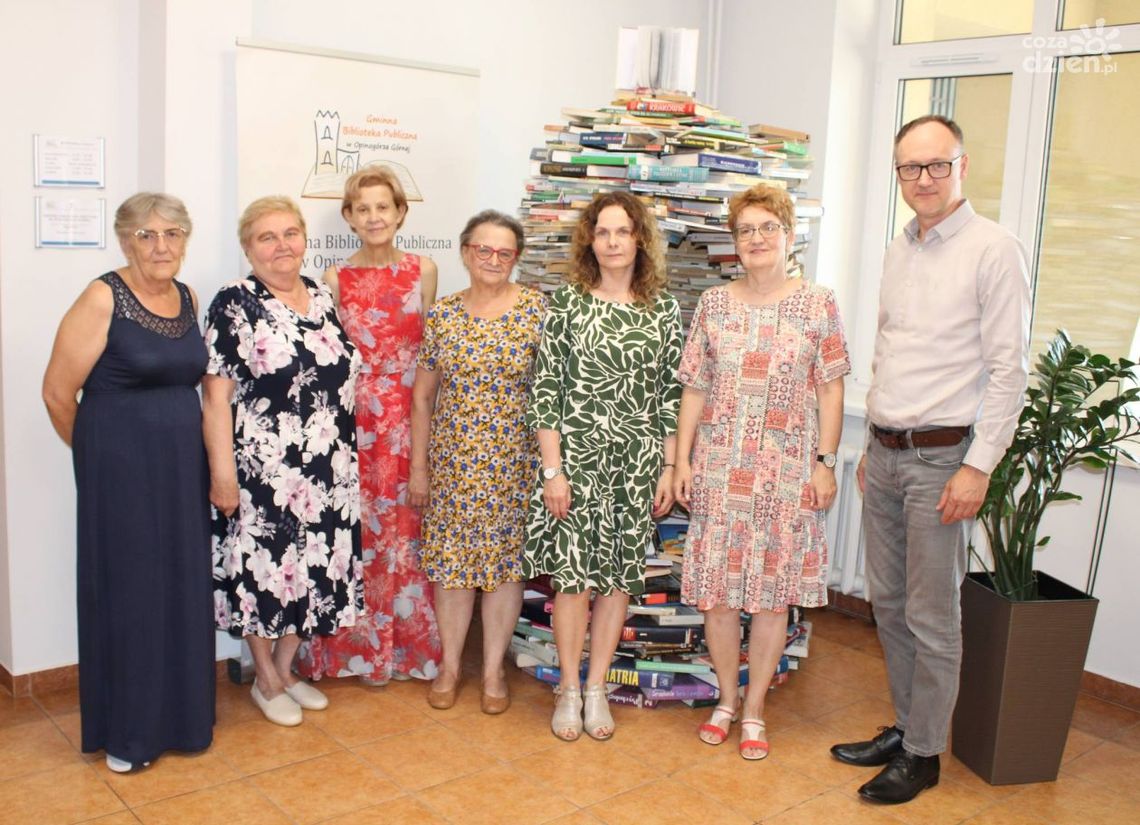 Tradycyjne spotkanie bibliotekarzy w opinogórskiej bibliotece