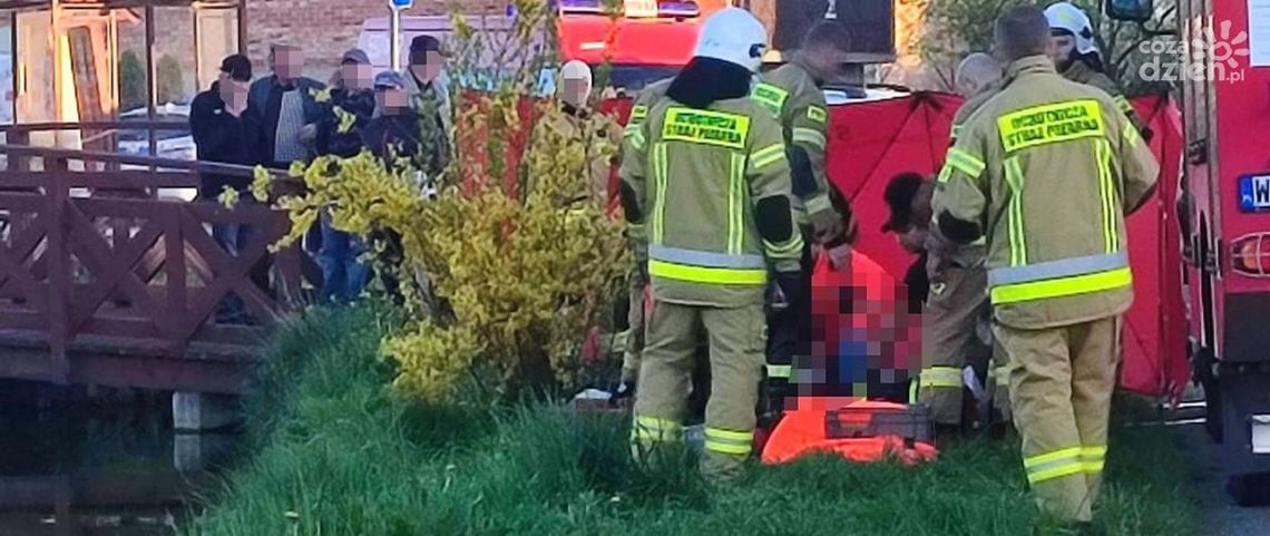 Tragiczny wypadek w zbiorniku wodnym w Gostkowie