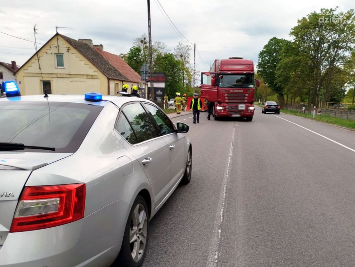 Tragiczny wypadek w Żurominku. Pieszy zginął pod kołami ciężarówki