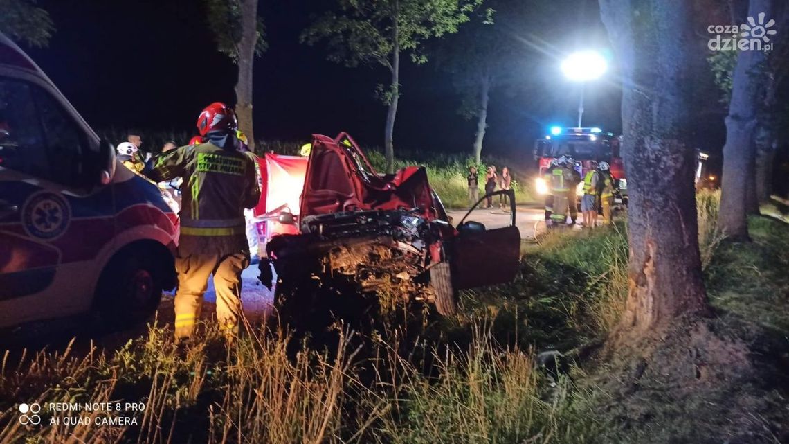 Tragiczny wypadek wydarzył się  między Wolą Pawłowską a Goryszami 