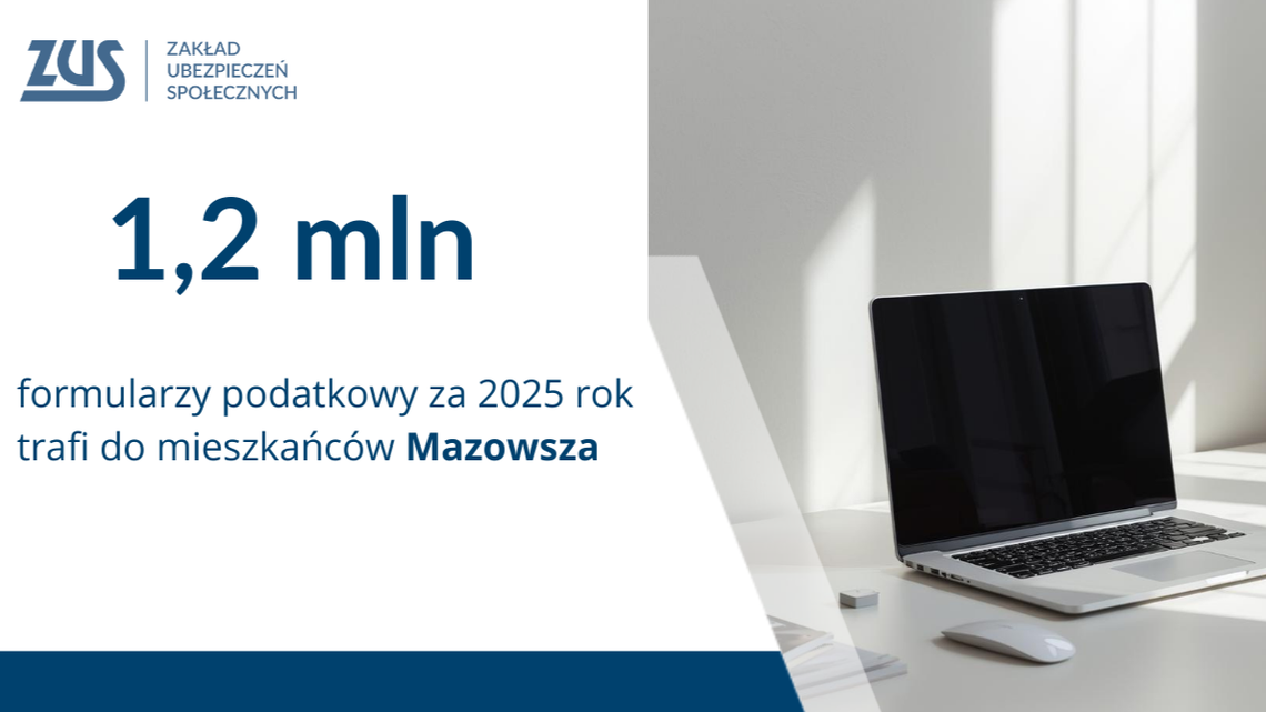 Trwa wysyłka PIT-ów z ZUS. Listy trafią do tysięcy mieszkańców Ciechanowa, Mławy i Płocka Plakat o PIT