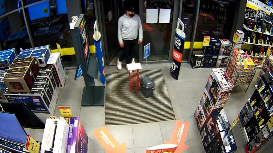 Ukradł ekspres do kawy, szuka go policja Ukradł ekspres do kawy, szuka go policja