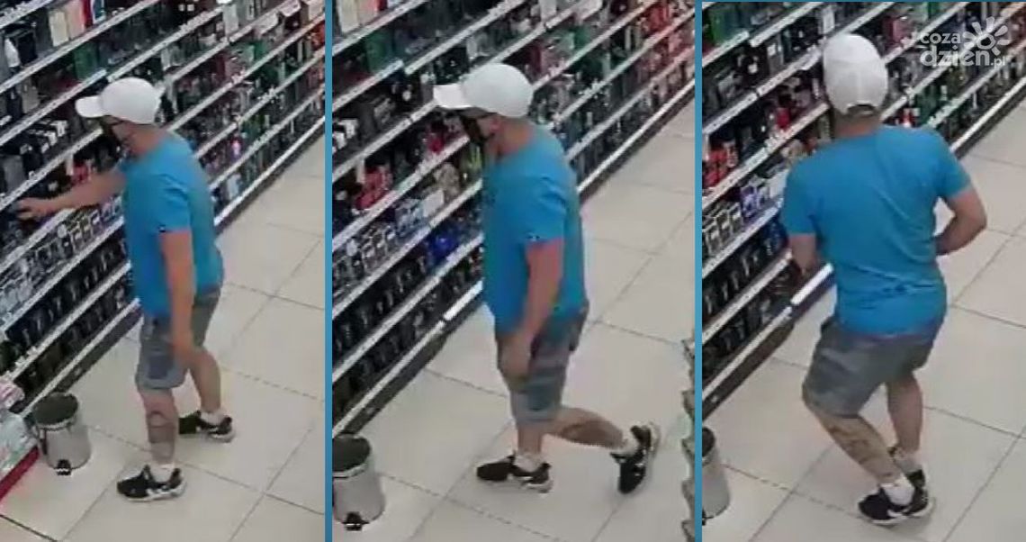 Ukradł perfumy na oczach kamer