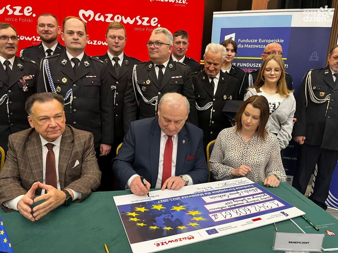 Unijne fundusze dla OSP z powiatu płońskiego