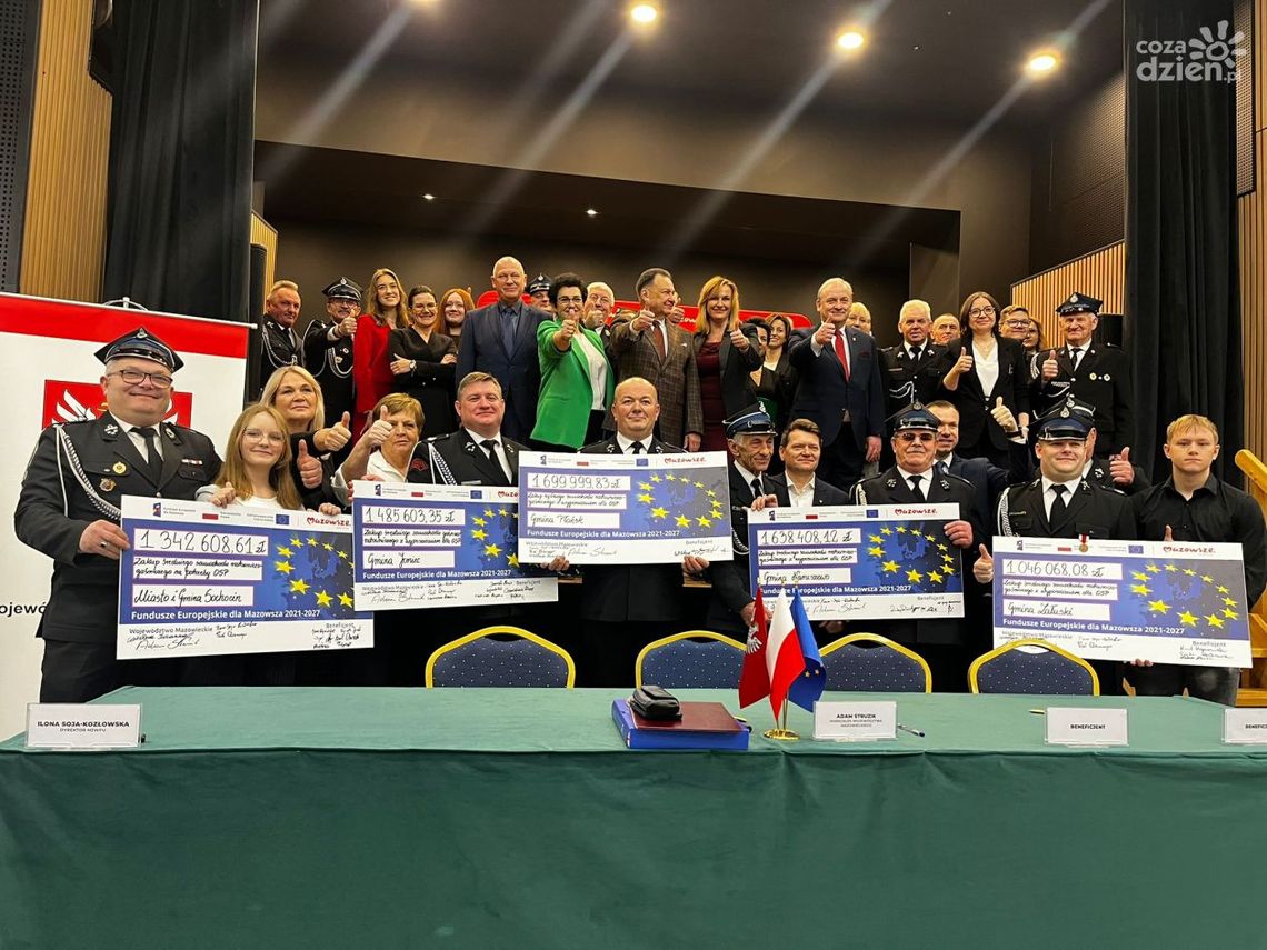 Unijne wsparcie dla OSP z powiatu płońskiego