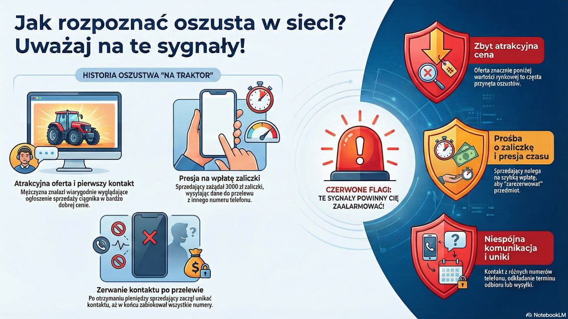 Infografika - oszustwa