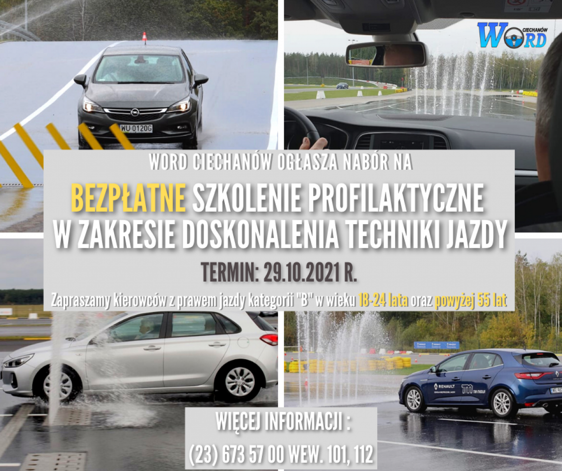 Uwaga kierowcy! Chcecie bezpłatnie spróbować swoich sił na płycie poślizgowej? 