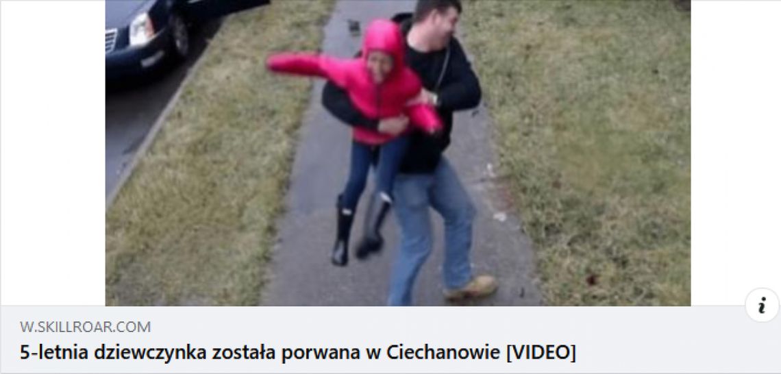Uwaga na dramatyczny apel! Policja: Informacja o porwaniu jest nieprawdziwa
