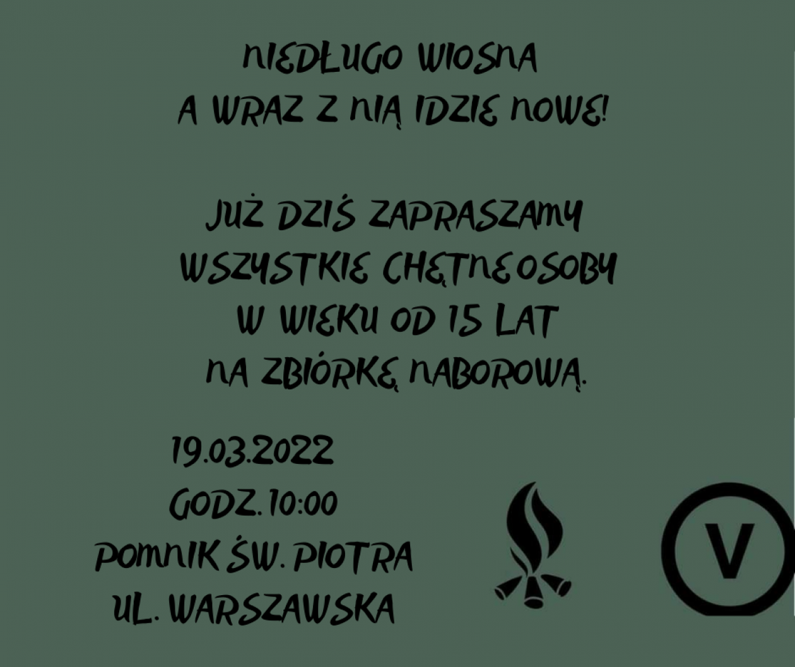 Vaganto - to nowa drużyna  ZHP w Ciechanowie