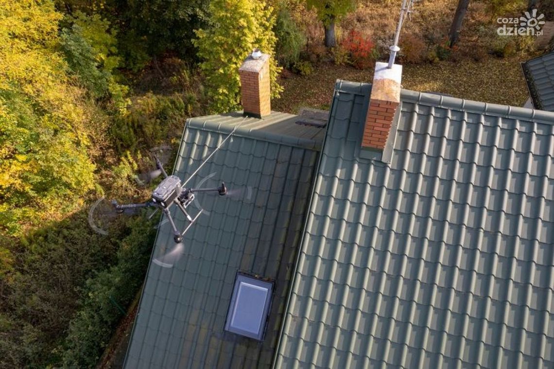 W Ciechanowie dron zbada jakość powietrza
