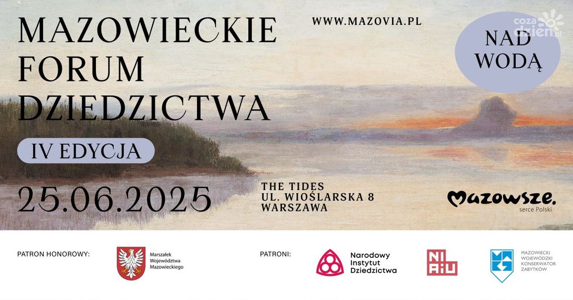 W tym roku tematem przewodnim będzie dziedzictwo wody