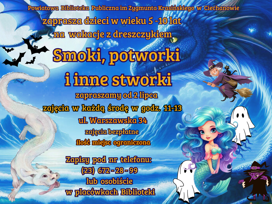Wakacje w bibliotece. Ruszyły zapisy na bezpłatne zajęcia Wakacje w bibliotece. Ruszyły zapisy na bezpłatne zajęcia