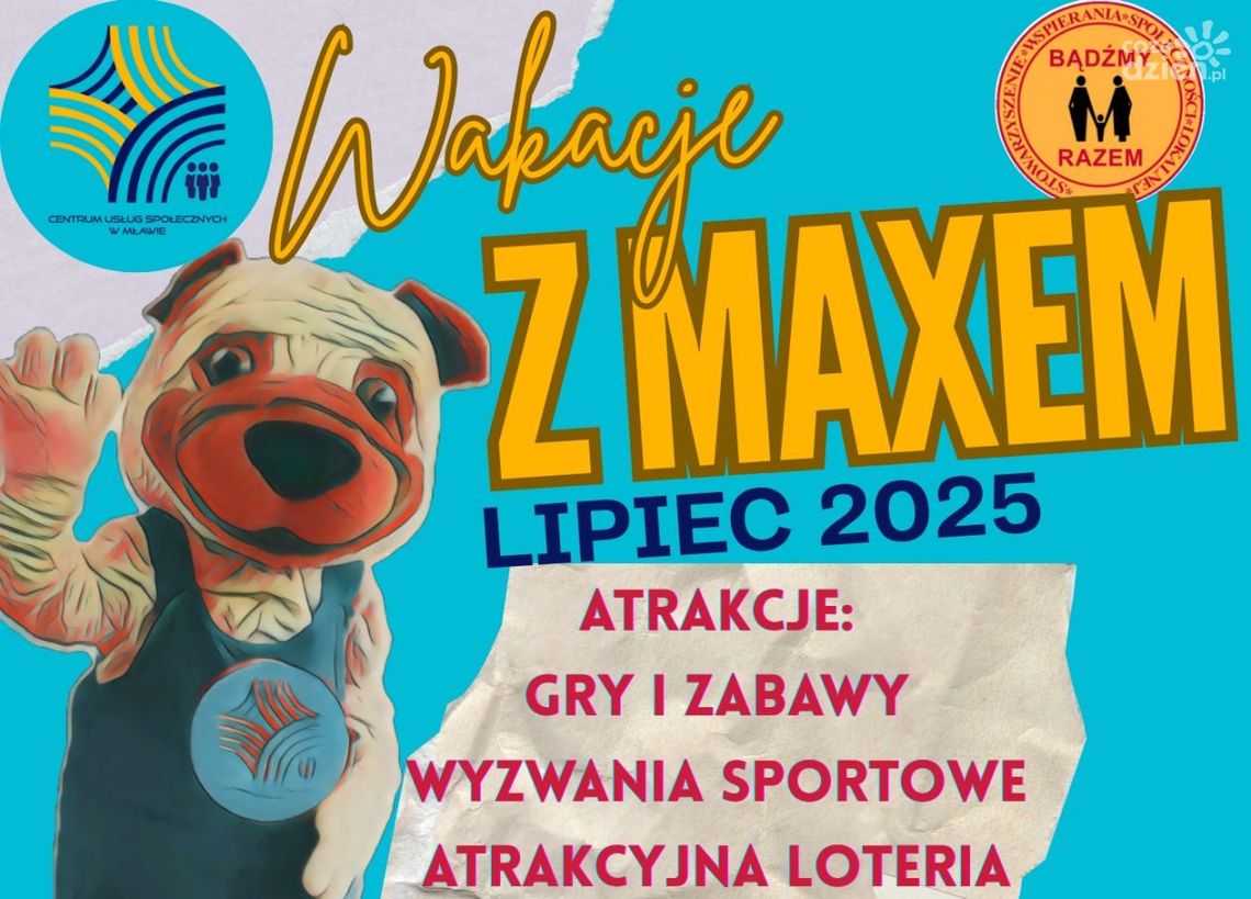 "Wakacje z Maxem" w Mławie: Od komputerów do podwórkowych przygód!