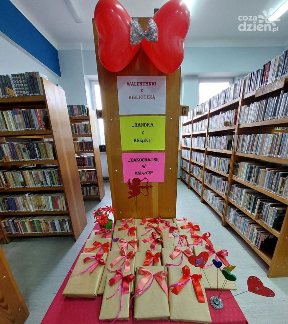Walentynki w bibliotece? Czemu nie. W Krasnem możesz zakochać się w .... książce