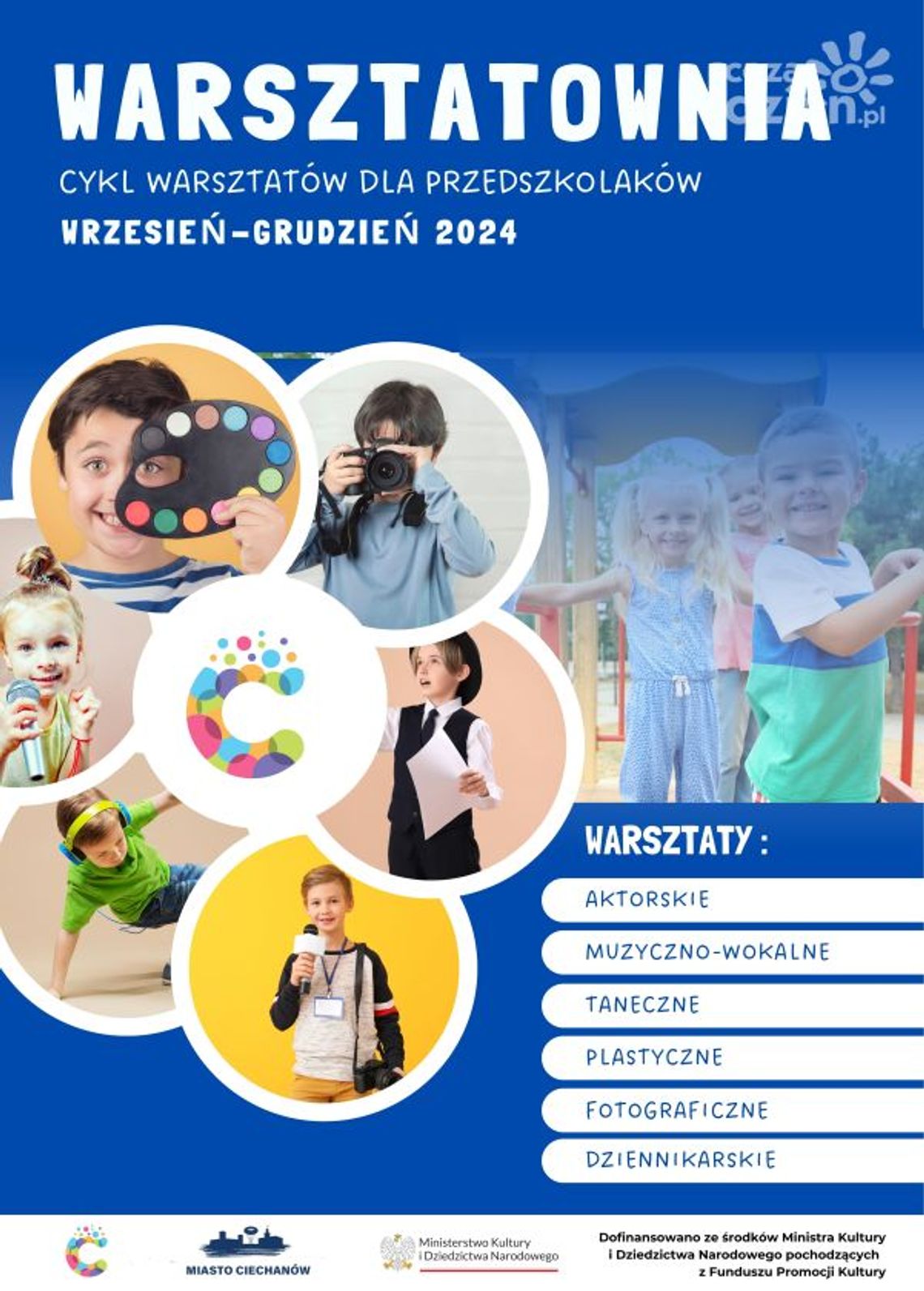 Warsztatownia w Ciechanowie - 150 tys. zł na rozwój kreatywności przedszkolaków