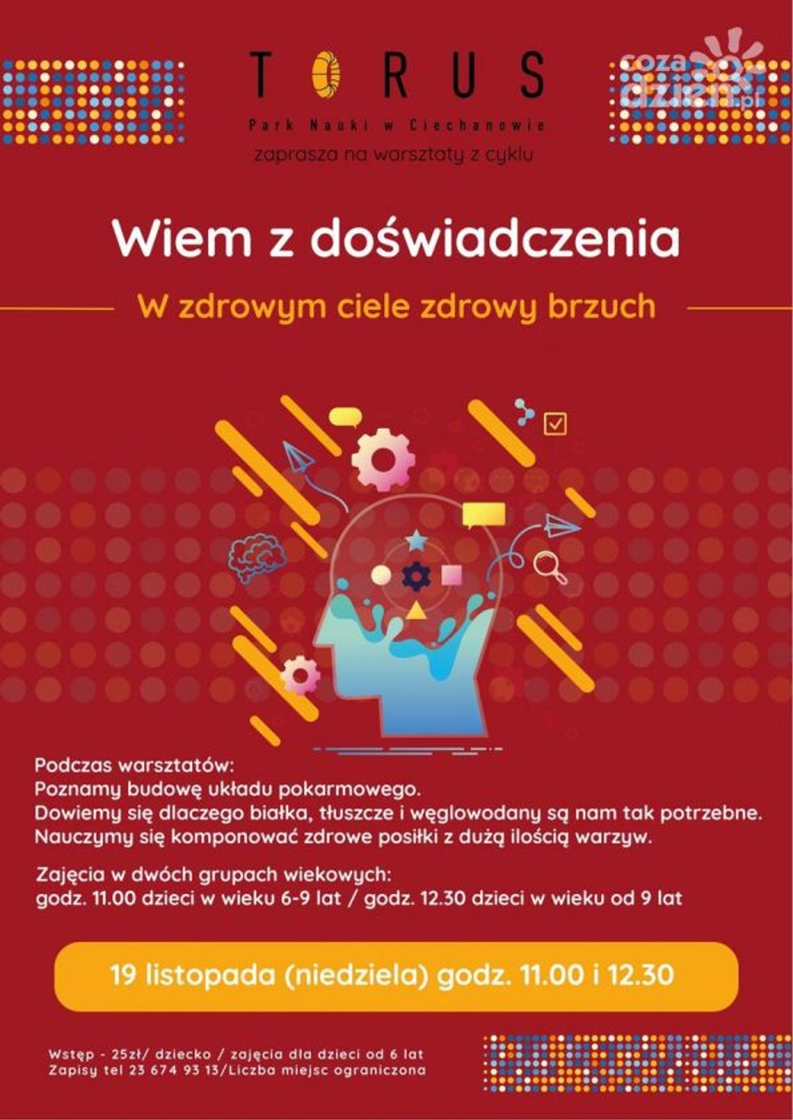Warsztaty o zdrowiu i medycynie dla dzieci 