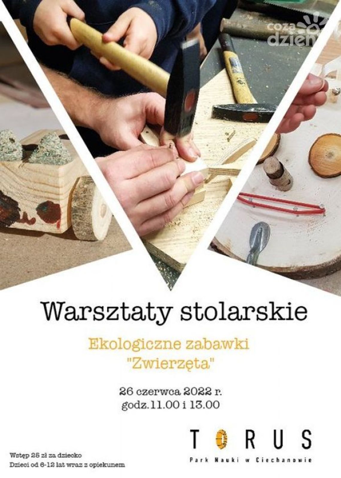 Warsztaty stolarskie dla dzieci i opiekunów