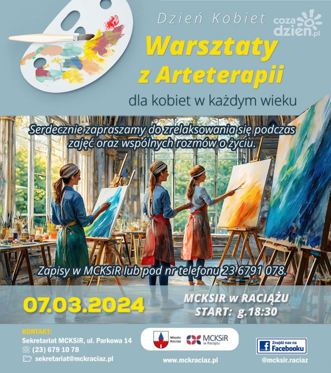 Warsztaty z Arteterapii dla kobiet w Raciążu