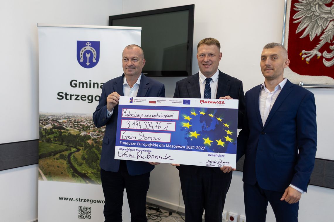 Wielki zastrzyk gotówki dla regionu! Ponad 7,8 mln zł z UE na szpital w Płońsku i wodociągi w Strzegowie