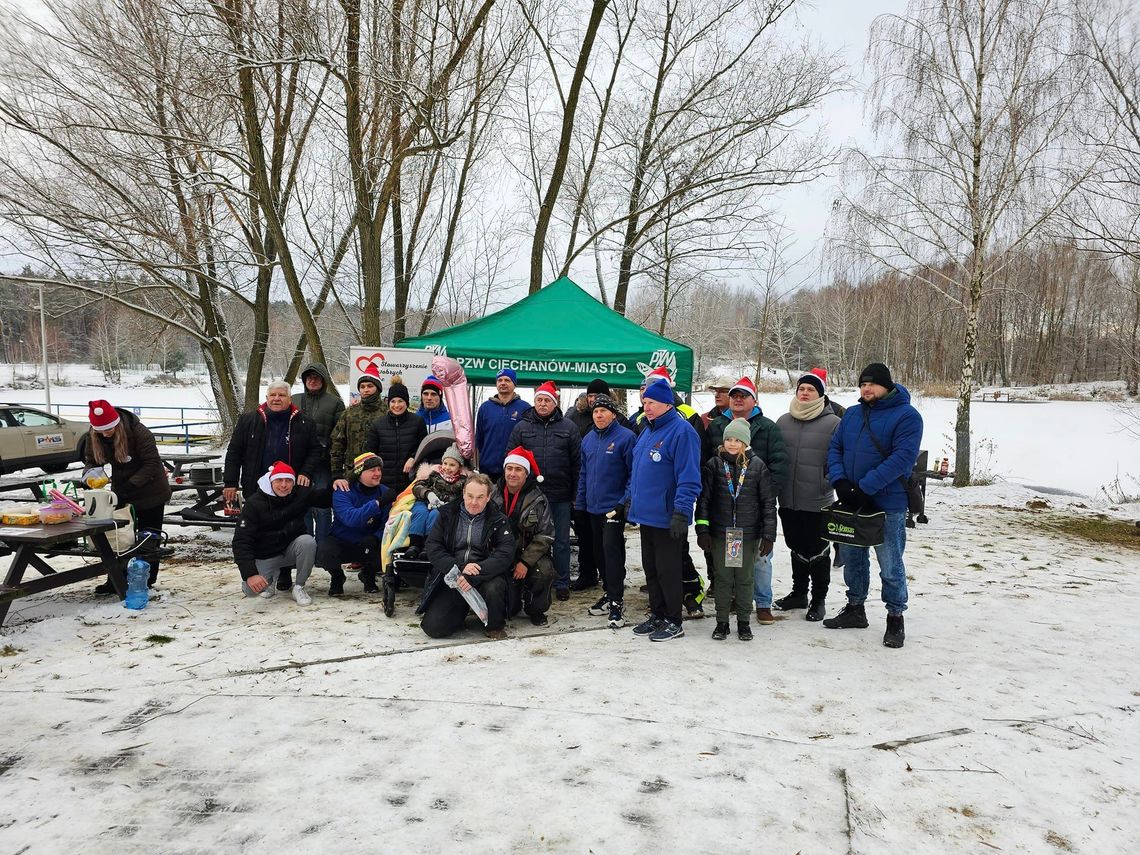 Wielkie serca w Ciechanowie: Wędkarze organizują charytatywne zawody dla Oliwiera Wędkarskie, charytatywne zawody mikołajkowe