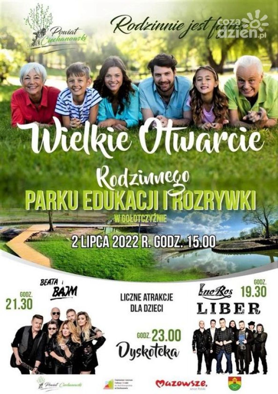 "Wielkiego Otwarcie" Parku Rekreacyjno - Poznawczego w Gołotczyźnie 