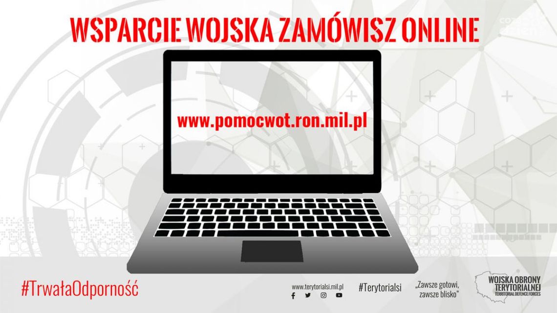 Wsparcie terytorialsów zamówicie przez internet