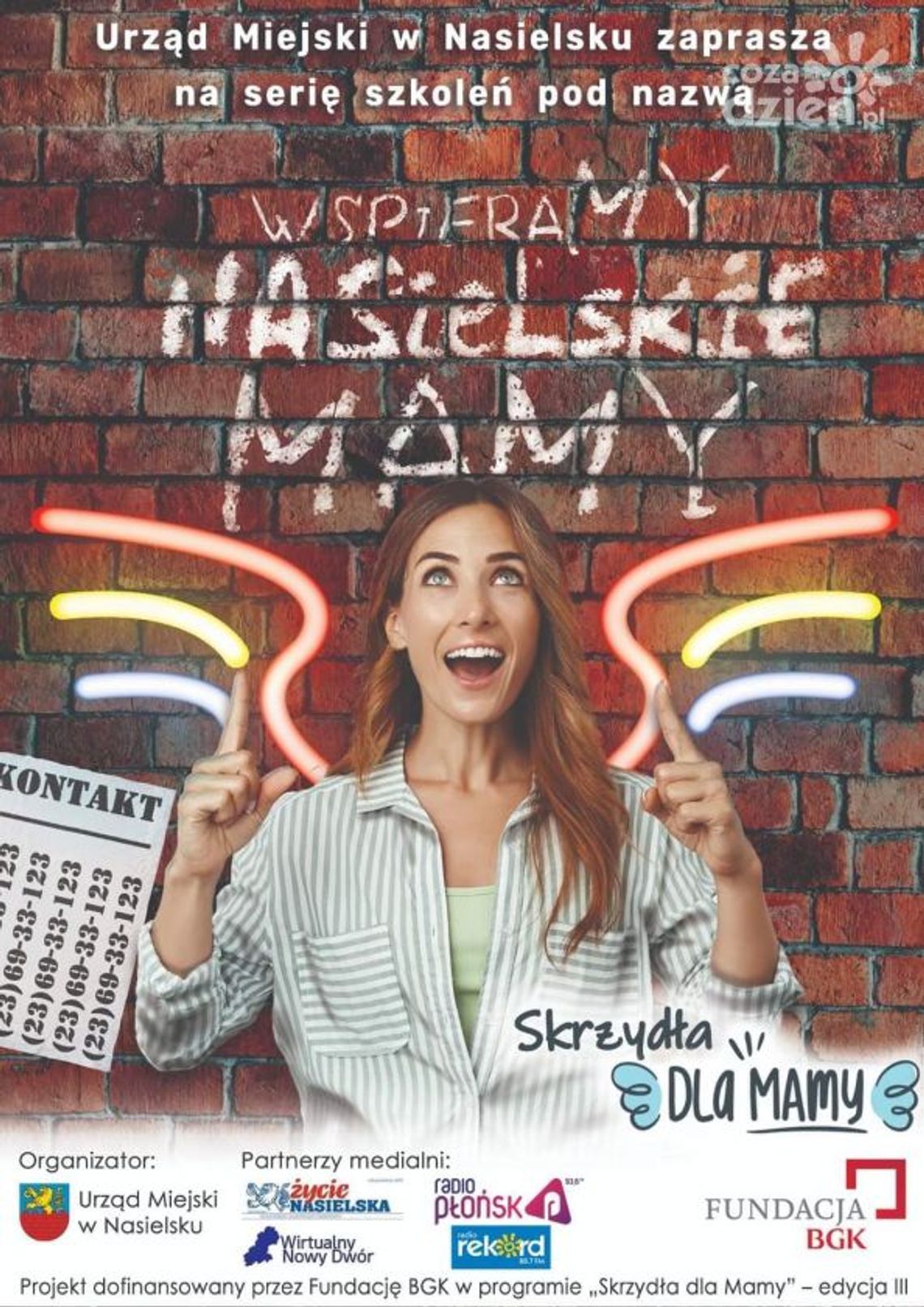"wspieraMY NASIELSKIE MAMY" - nowy projekt Urzędu Miejskiego w Nasielsku 
